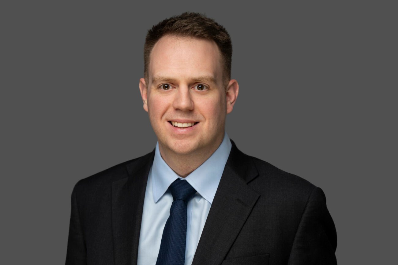 Smiling man in suit and tie portrait